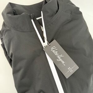 Walter Hagen Womens XL P11‎ Performance Waterproof Golf Rain Jacket Pure Black